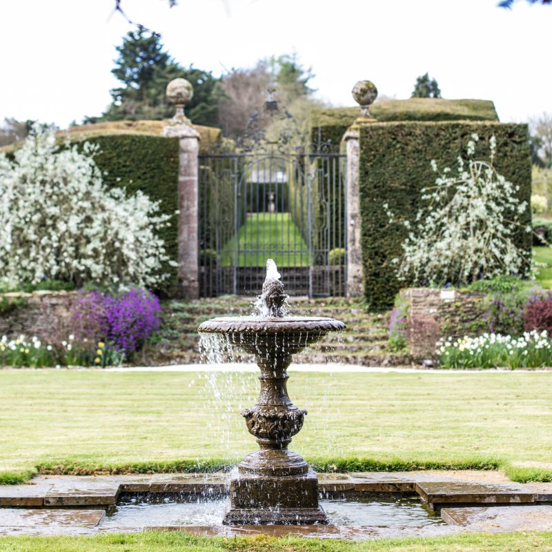 The Garden at Miserden fountain