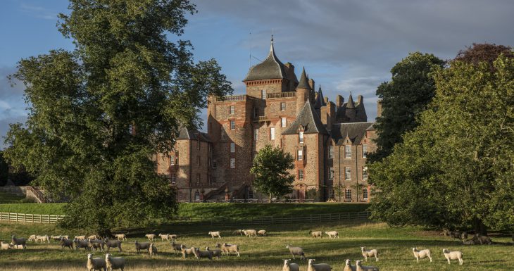 Thirlestane Castle in Berwickshire, Scotland