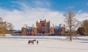 Thirlestane Castle in the snow, Historic Houses