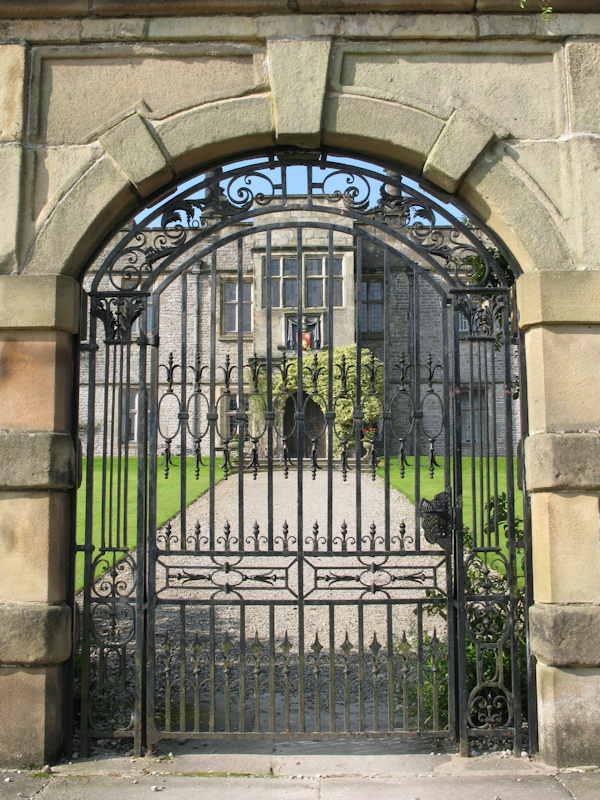 Tissington Hall gate