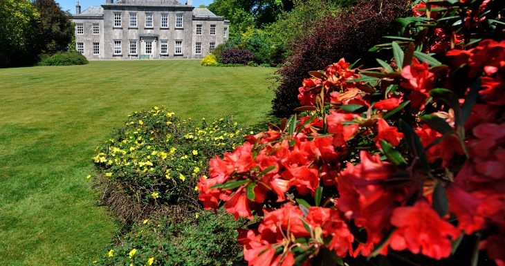 Trewithen historic house in Cornwall