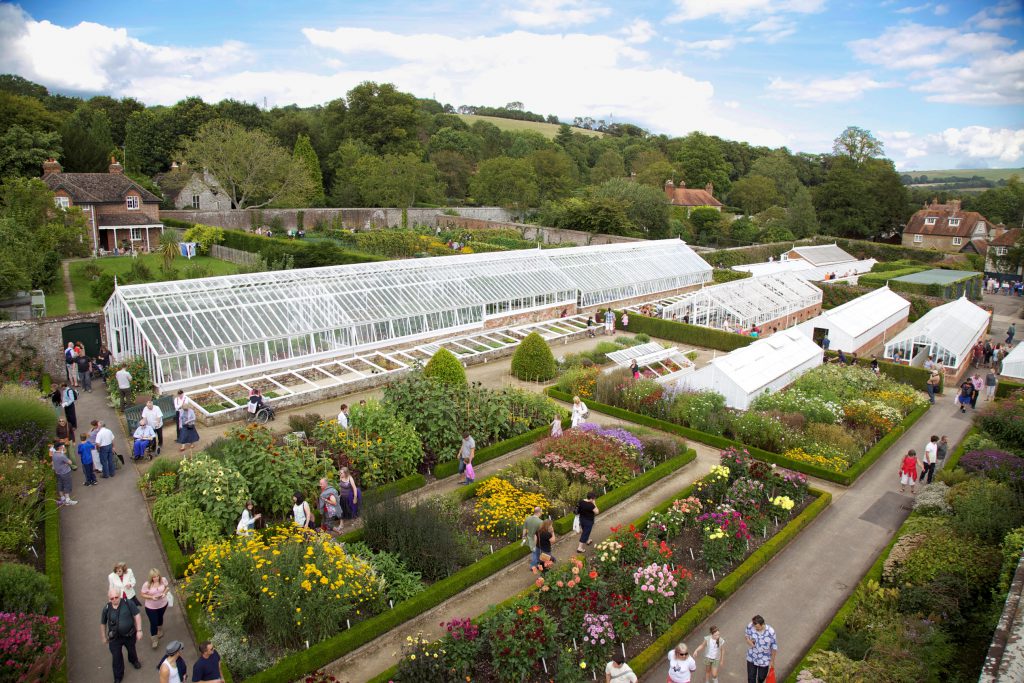 West Dean Gardens Walled Garden and Glasshouses