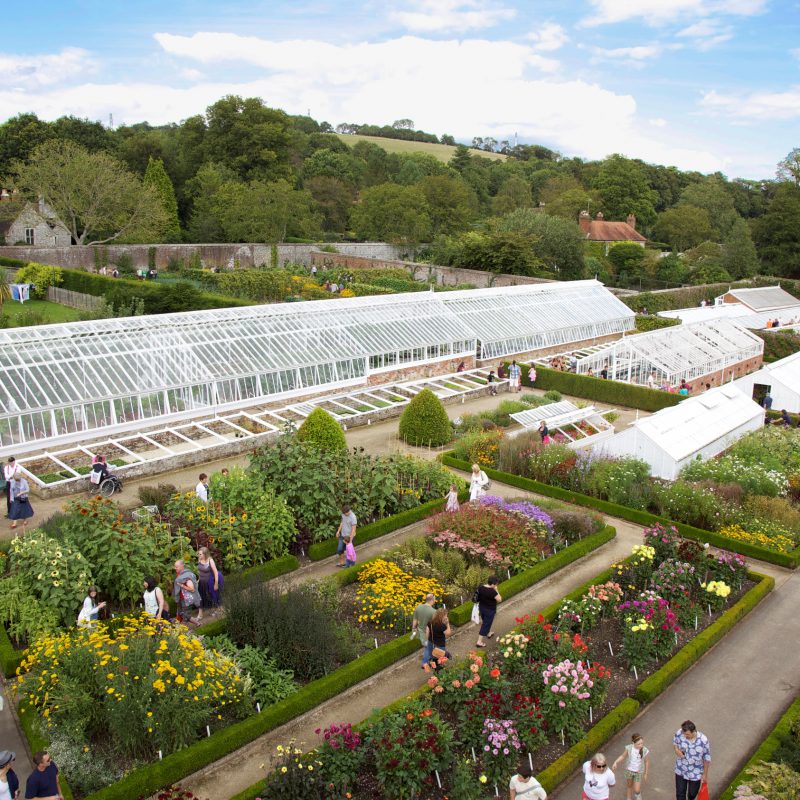 West Dean Gardens Walled Garden and Glasshouses