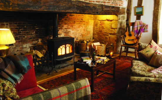 West Stow Hall fireplace