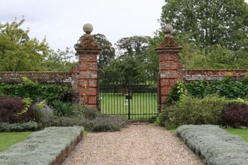 West Stow Hall garden gate
