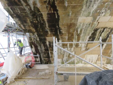 Restoration of the Arches at Blenheim Palace Grand Bridge