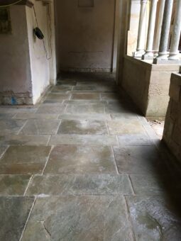 Iford Manor Paving relaid