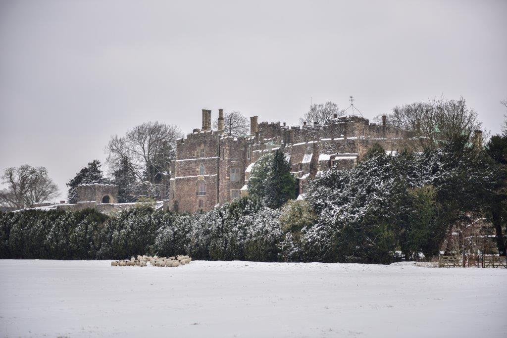 Berkeley Castle snow