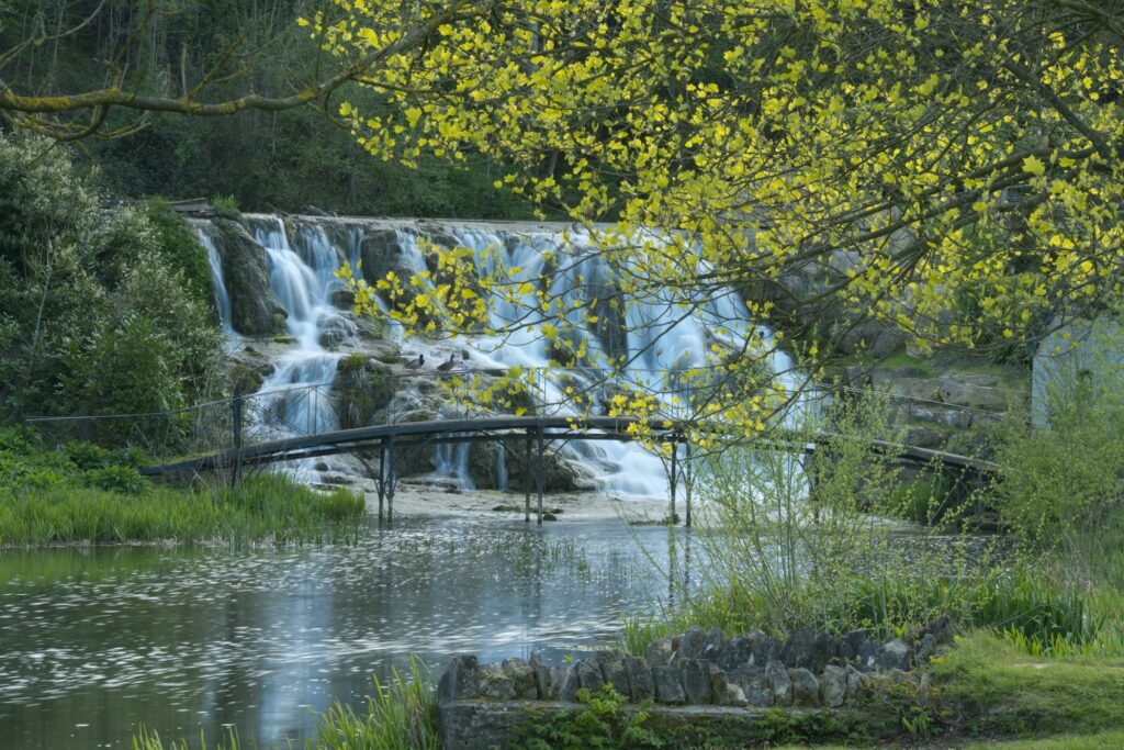 Blenheim Palace waterfall