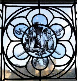 Brancepeth Castle - Entrance Hall Stained Glass 2