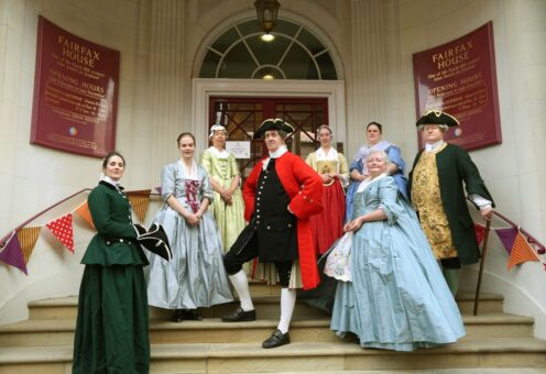 Costumed reenacters at Fairfax House