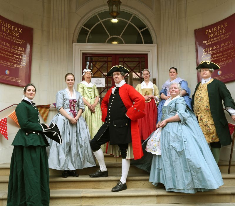 Costumed reenacters at Fairfax House