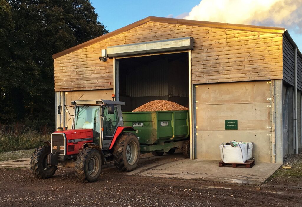 Delivering Chip Biomass October-2019 at Miserden