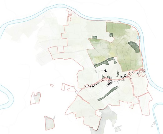 Elmore Court map of rewilding project