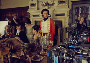 Filming Poldark Chavenage