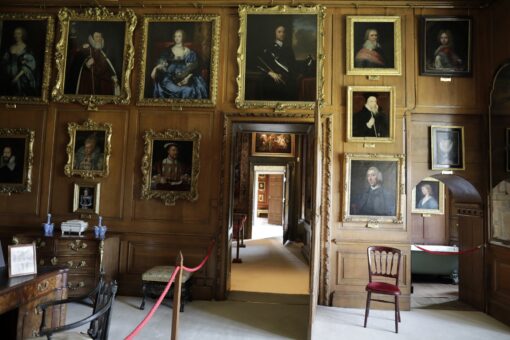 Exhibition of paintings at Burghley House