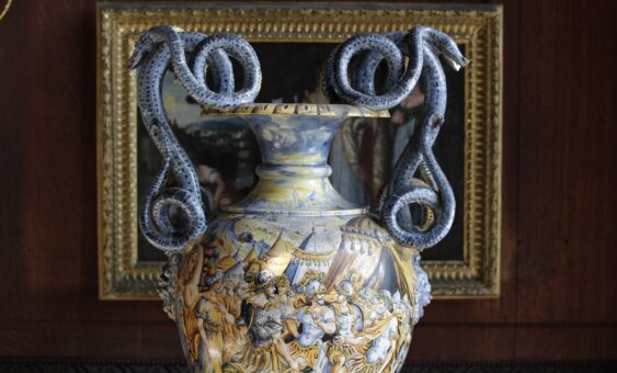 Vase at Burghley House