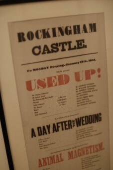 Rockingham Castle poster at Lamport Hall