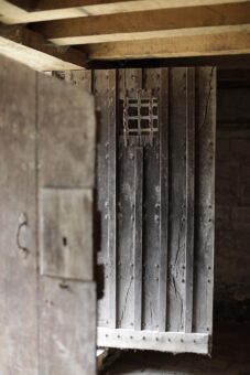 Wooden door at Middleton Hall