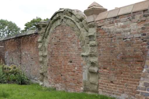 Brick wall at Middleton Hall