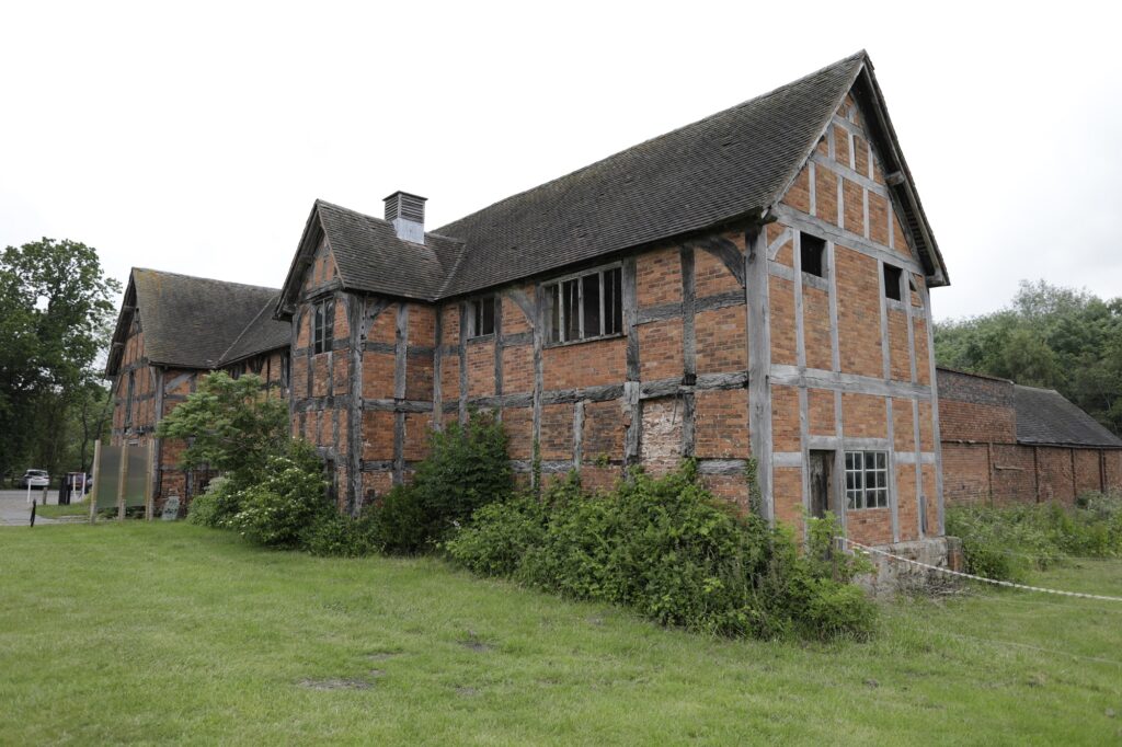 The Tudor barn house at Middleton Hall