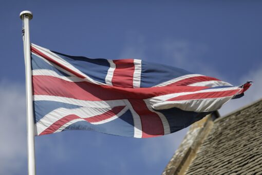 Union Jack British Flag at Sulgrave Manor