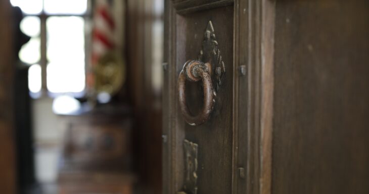 Door knob at Sulgrave Manor