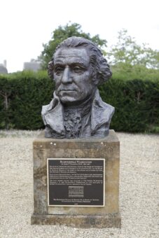 Statue of George Washington at Sulgrave Manor