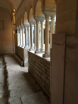 Iford Manor Columns freshly installed