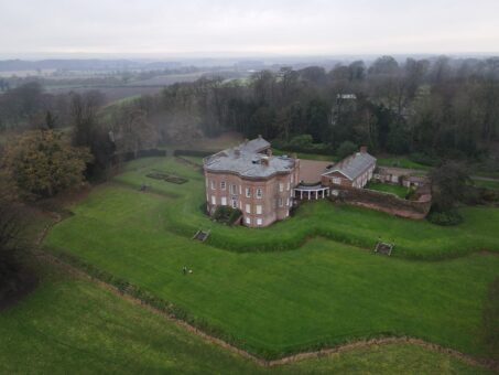 Langton Hall aerial shot