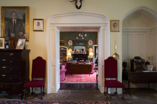 Leighton Hall hallway