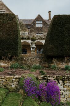 Miserden view through topiary (c. The Curries)