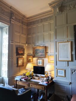 Shilstone House Restored Jacobean Panelling in the Sitting Room 2020