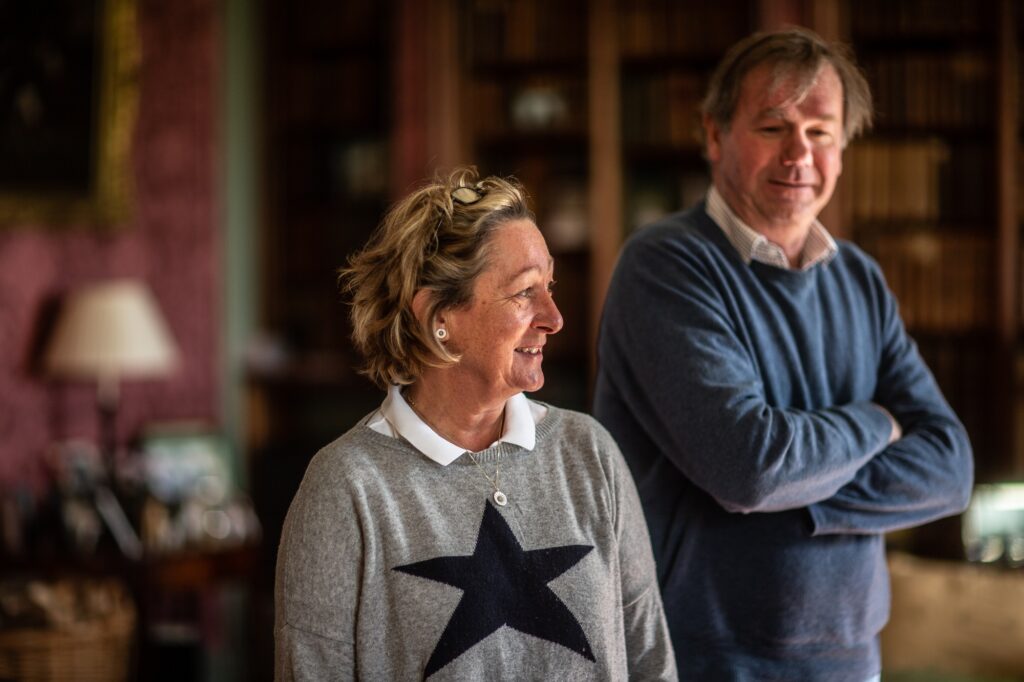 Simon and Jo Riddell at Cheeseburn Grange