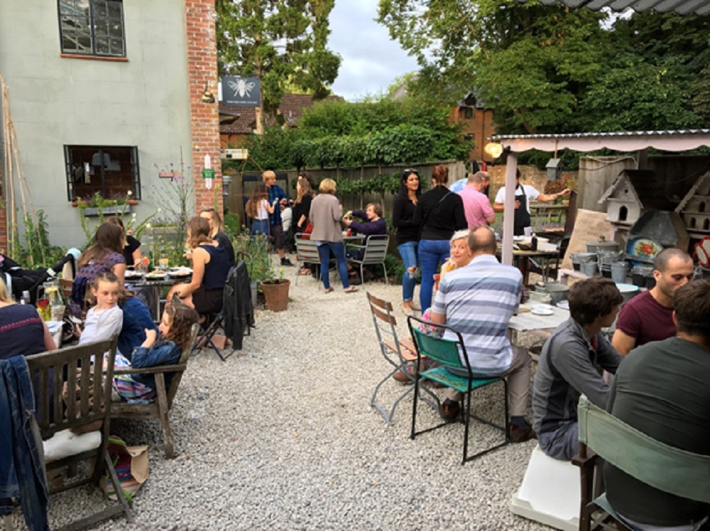 The Courtyard Café (pre-pandemic) Deans Court