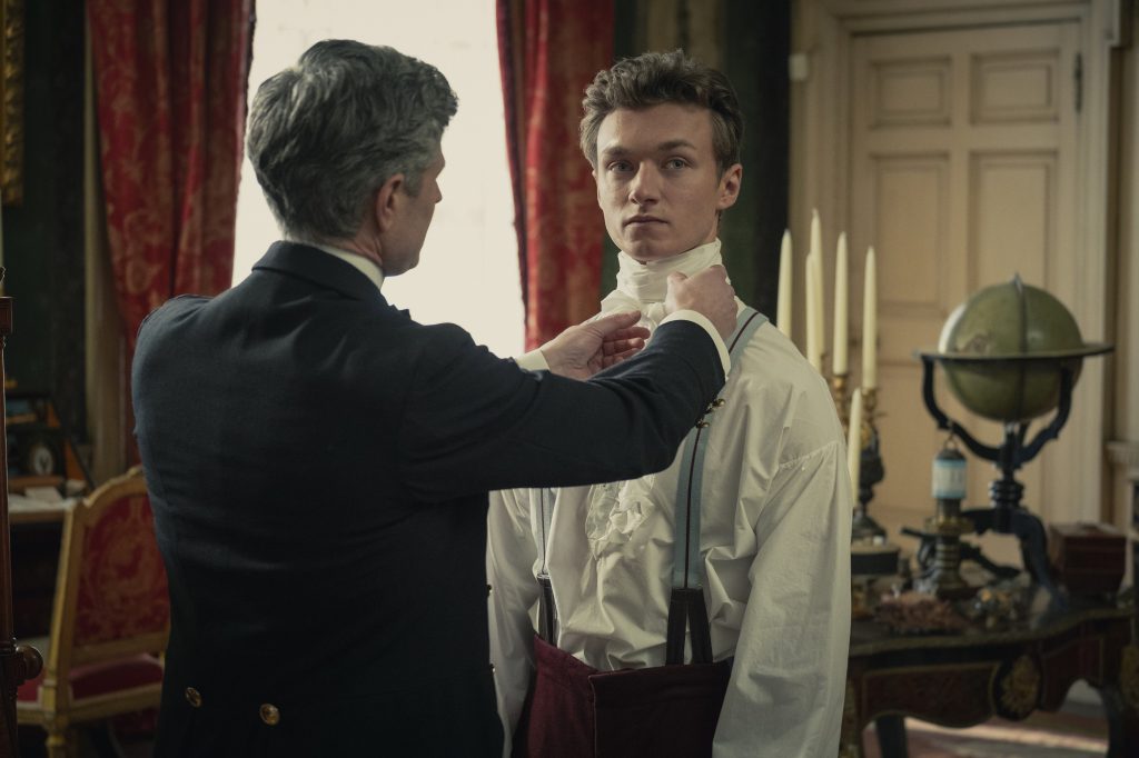 Actor Harrison Osterfield, who plays Prince Leopold, filmed at Wentworth Woodhouse