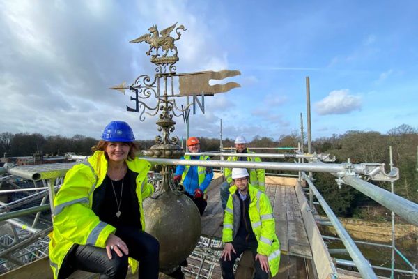 Wentworth Woodhouse North Pavillion weather vane Sarah McLeod