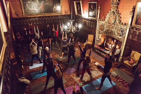 Yoga at Powderham