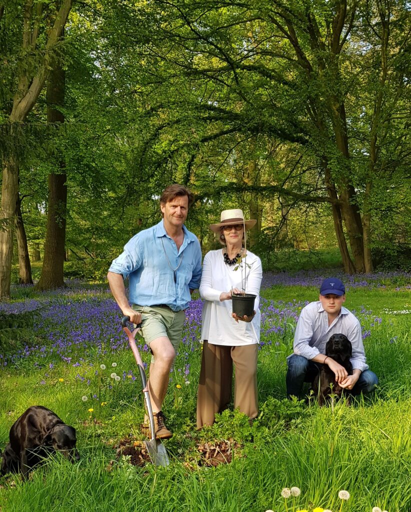 A Tree Planting At Combermere Abbey