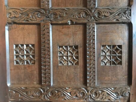 Acton Scott Hall wooden door