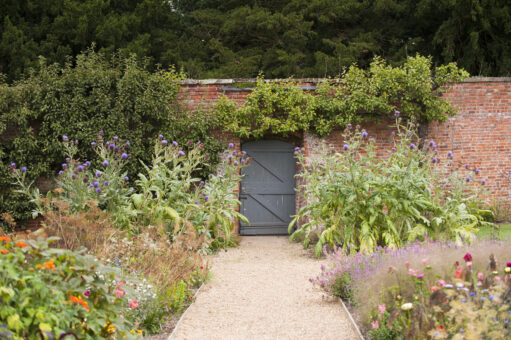 August side gate at Kelmarsh Hall