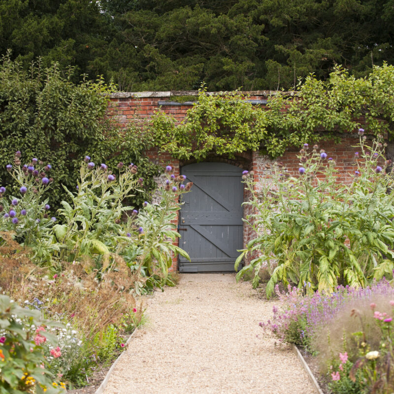 August side gate at Kelmarsh Hall