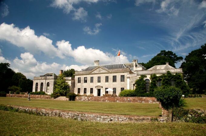 Downes House facade at angle