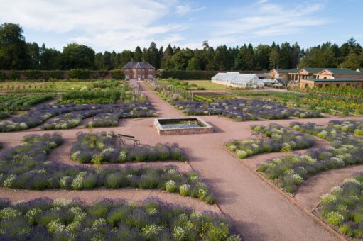 Gordon Castle Walled Garden herb row