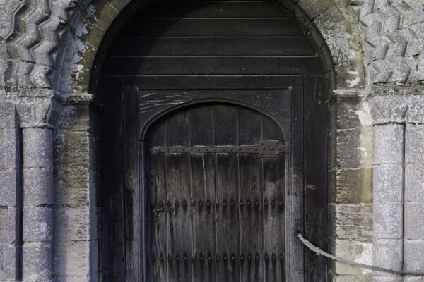 Hedingham Castle old door