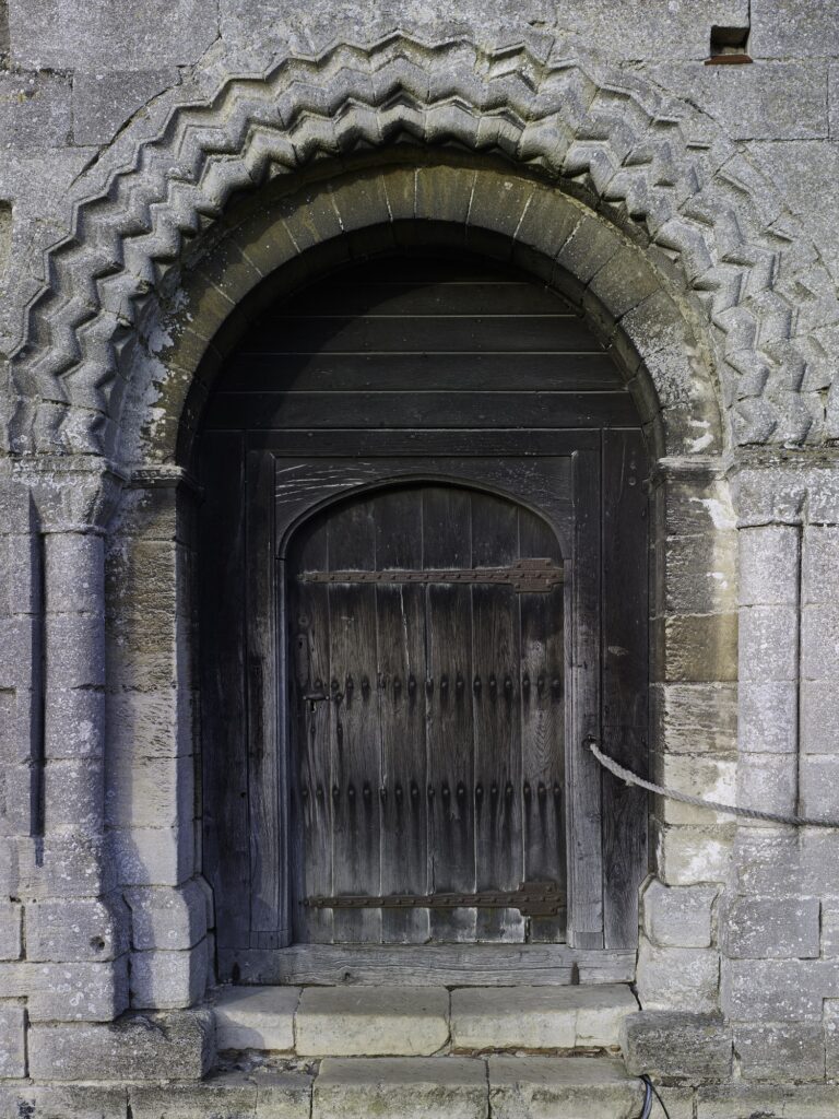 Hedingham Castle old door