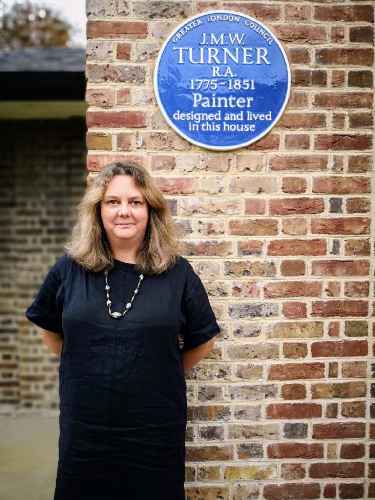 Franny Moyle at Turner's House. Pic Lucinda MacPherson