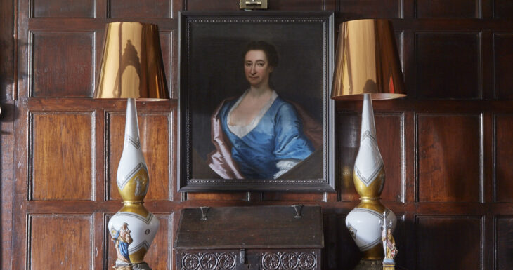 Harlington Manor credit David Parmiter - image of portrait painting