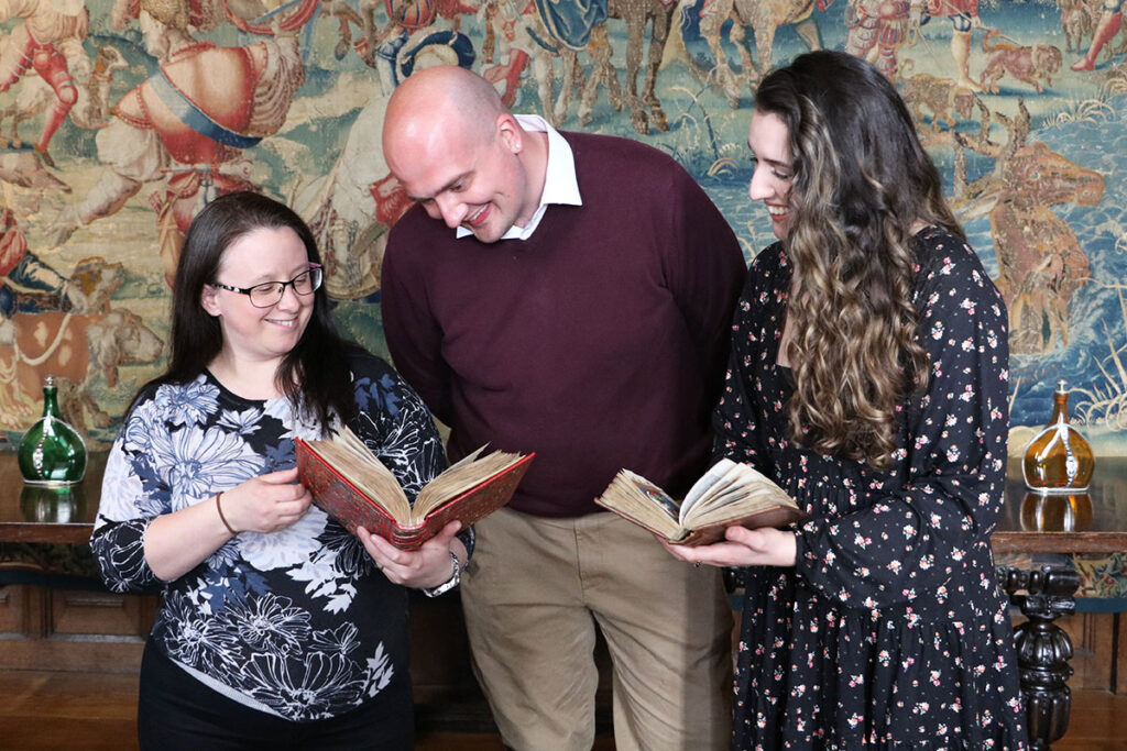 The Hever Castle Team look at Anne Boleyn's prayerbook