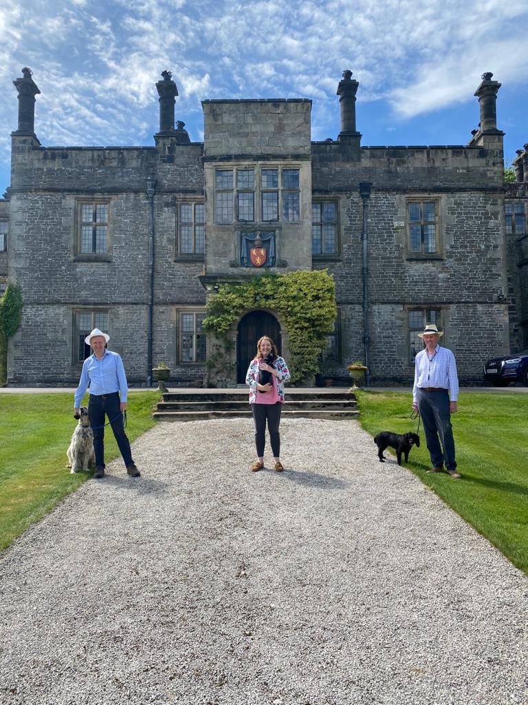 Oliver Dowden visits Tissington Hall in Derbyshire